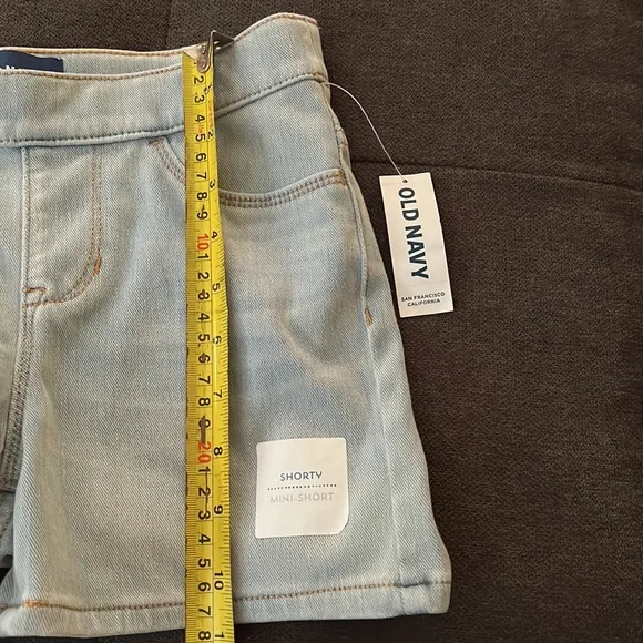 Old Navy Girls Stretch Jean Shorts NWT Size L (10-12) - Picture 4 of 5